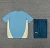 24/25 Olympique Marseille Blue Short Sleeve Jersey+Shorts - Image 12