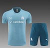24/25 Olympique Marseille Blue Short Sleeve Jersey+Shorts - Image 16
