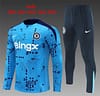 24/25 Kids Chelsea Blue Half Zipper Jacket+Long Pants