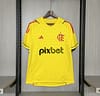 24/25 Flamengo Limited Edition Goalkeeper Yellow With All Sponsors - Image 3