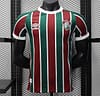 Player Version 25/26 Fluminense Green and Burgundy Vertical Striped with White Trim Jersey