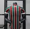 Player Version 25/26 Fluminense Green and Burgundy Vertical Striped with White Trim Jersey - Image 4