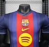 Player Version 25/26 Barcelona Blue and Red Striped with Spotify Sponsor Jersey - Image 2