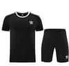 24/25 Adidas Original Black Short Sleeve Jersey+Shorts - Image 16