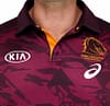 Brisbane Broncos 2021 Men's Training Rugby Polo - Image 5