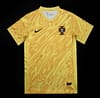 2024 Portugal Yellow Goalkeeper Jersey