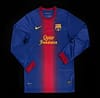 Retro 12/13 Barcelona Home Long Sleeve Jersey