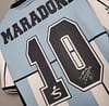 Retro 2001 Argentina Maradona #10 Commemorative Edition Soccer Jersey - Image 2