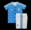 Retro Kids 1988 Netherlands Away Blue Jersey