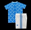 Retro Kids 1988 Netherlands Away Blue Jersey - Image 2