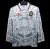 Retro 1998 Mexico Away White Long Sleeve Jersey