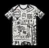 25/26 Club America 2025 Pre-Match Off-White Street-Style Graphics Jersey