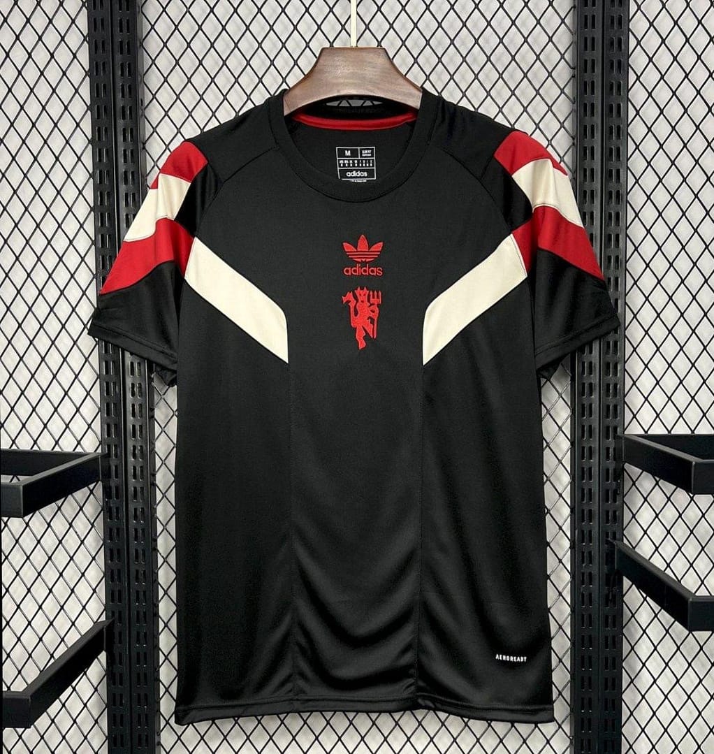 24/25 Manchester United Adidas Originals Black Training Jersey