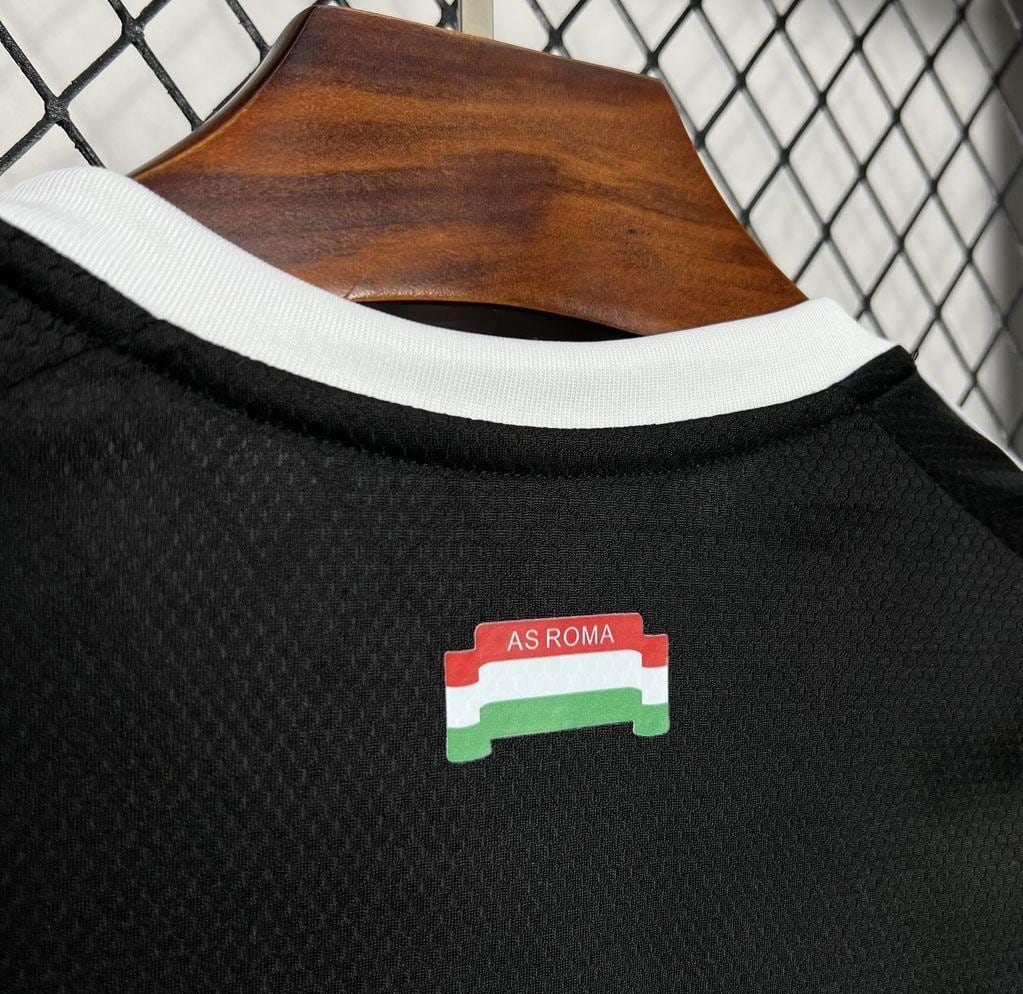 24/25 AS Roma Black Pre-match Jersey - Image 5
