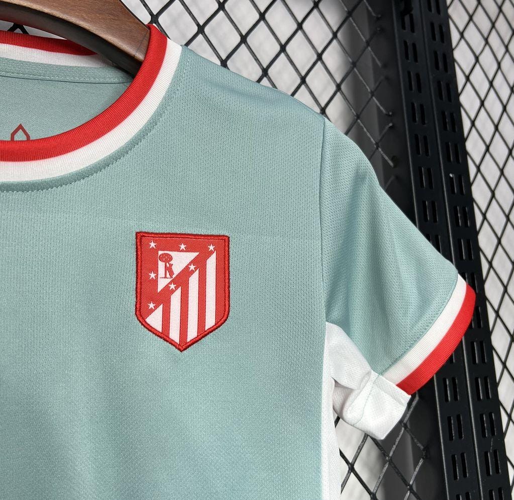 24/25 Kids Atletico Madrid Away Jersey - Image 3