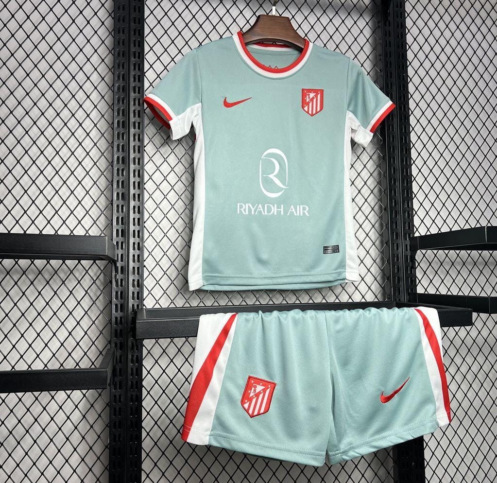 24/25 Kids Atletico Madrid Away Jersey - Image 5