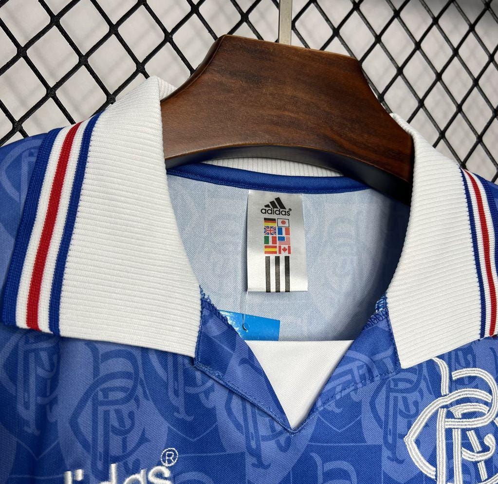 Retro 96/97 Glasgow Rangers Home Jersey - Image 3