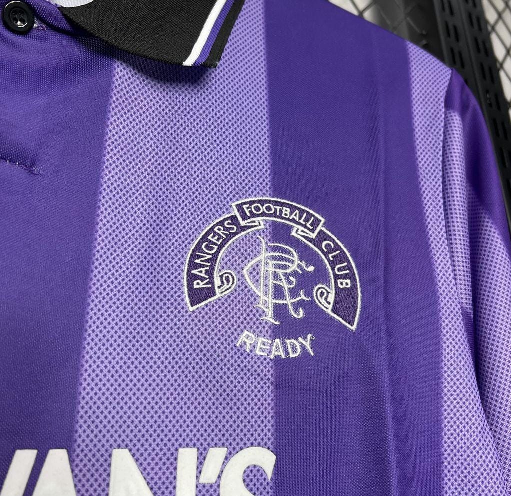 Retro 94/95 Glasgow Rangers Third Purple Jersey - Image 3