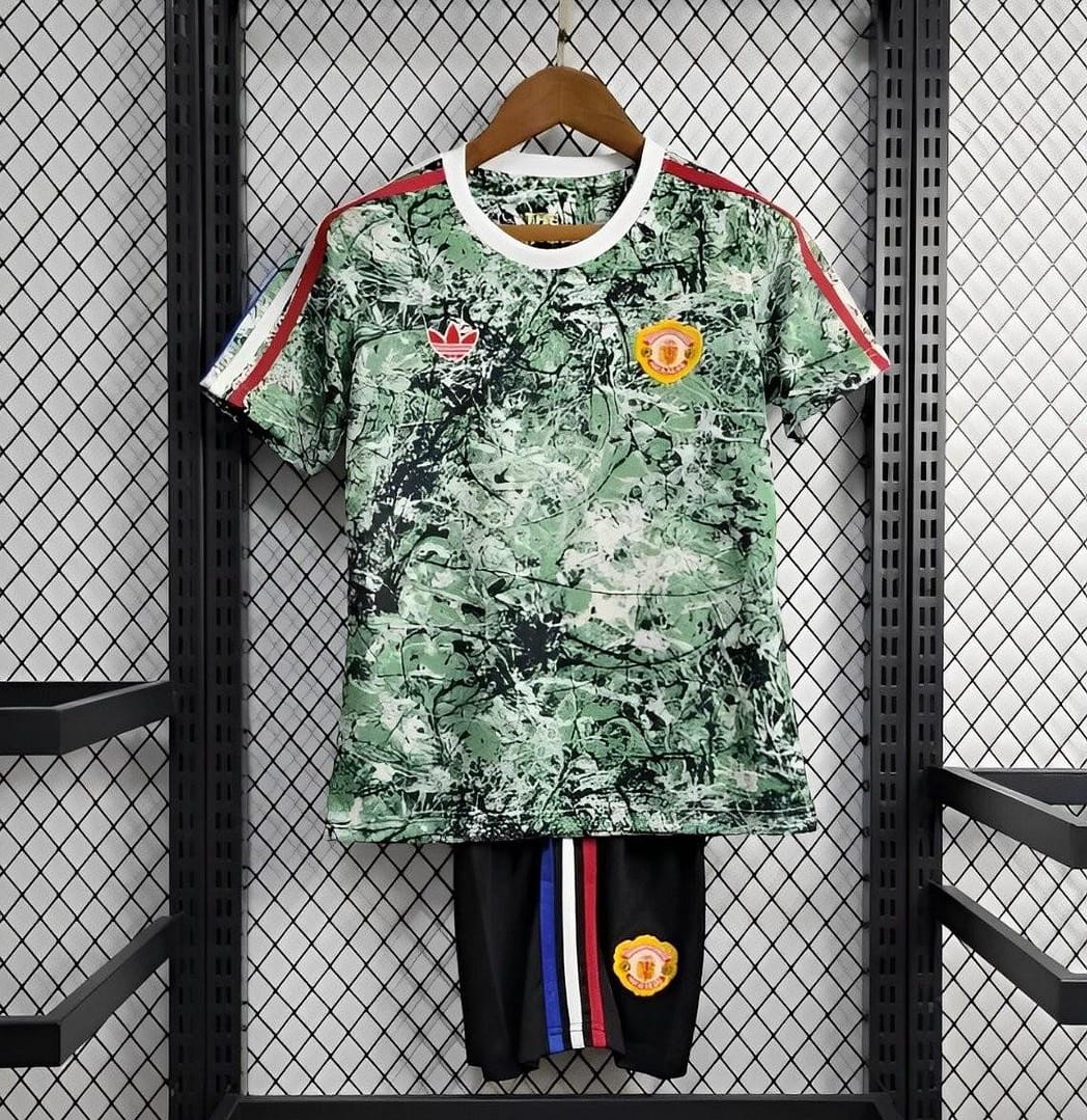 24/25 Kids Manchester United F.C X Stone Roses Icon Jersey