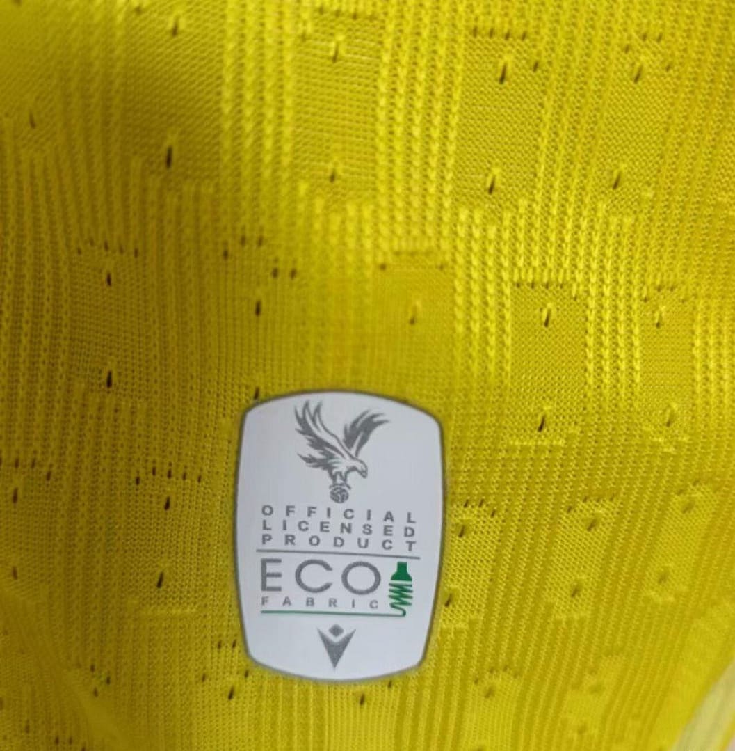 Player Version 24/25 Crystal Palace Away Yellow Jersey - Image 4