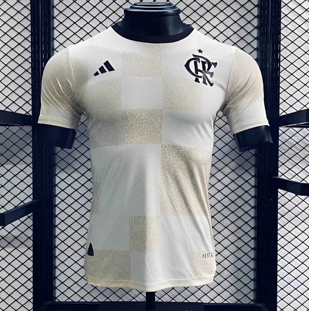 Player Version 24/25 Flamengo Pre-Match White Training Jersey