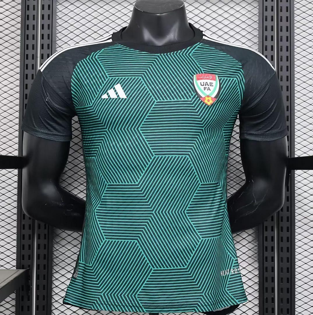 Player Version 2024 United Arab Emirates Away Green Jersey
