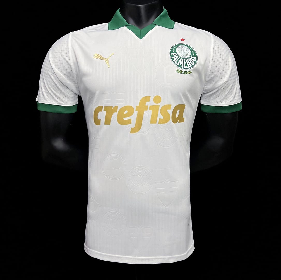 Player Version 24/25 Palmeiras Away White Jersey - Image 8