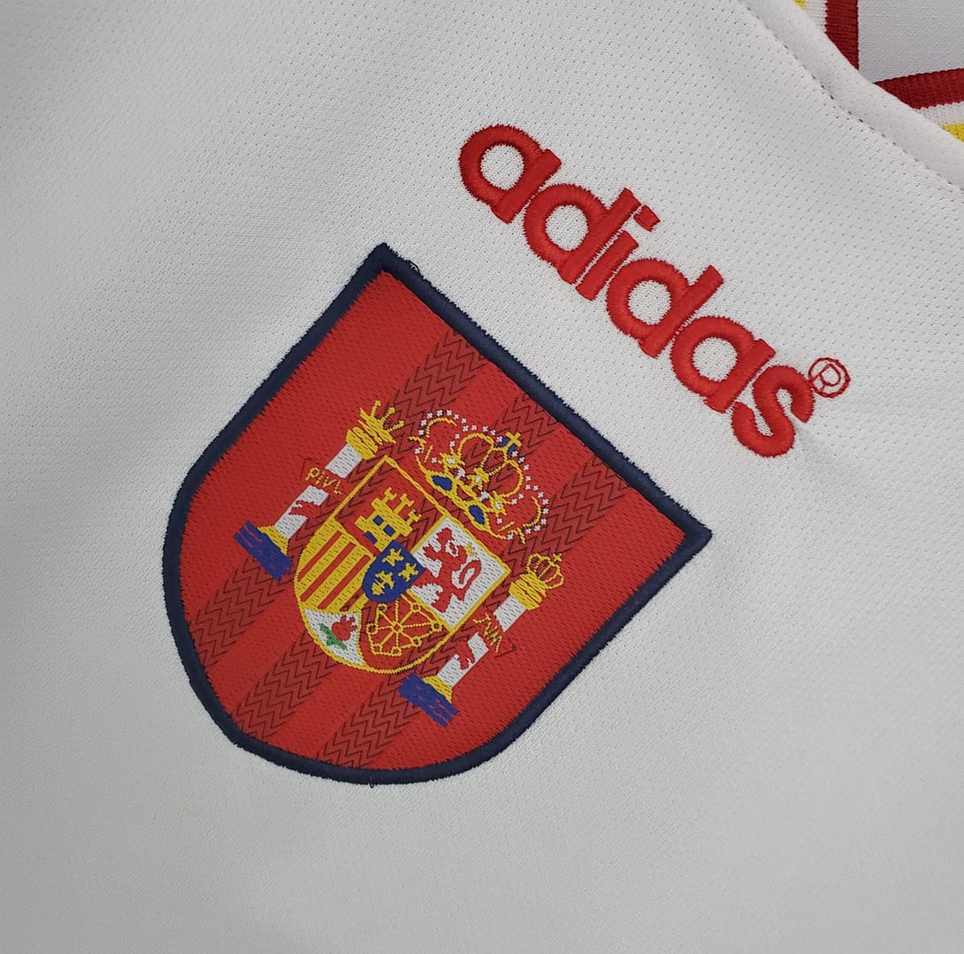 Retro Spain 1996 away Soccer Jersey - Image 5