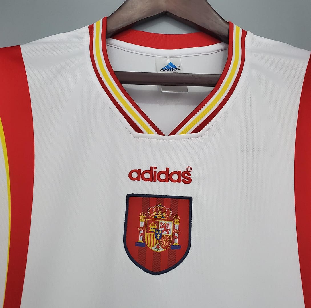 Retro Spain 1996 away Soccer Jersey - Image 6