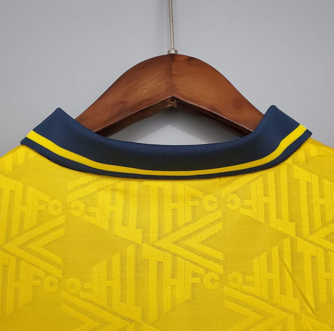 Retro Tottenham 92/94 Away Yellow Soccer Jersey - Image 3