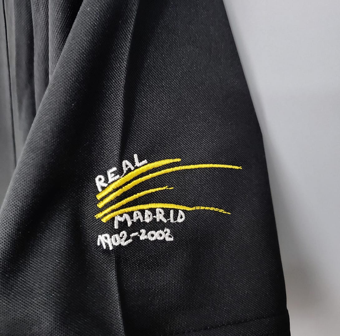 Retro Real Madrid 02/03 Champions League Away Soccer Jersey - Image 4