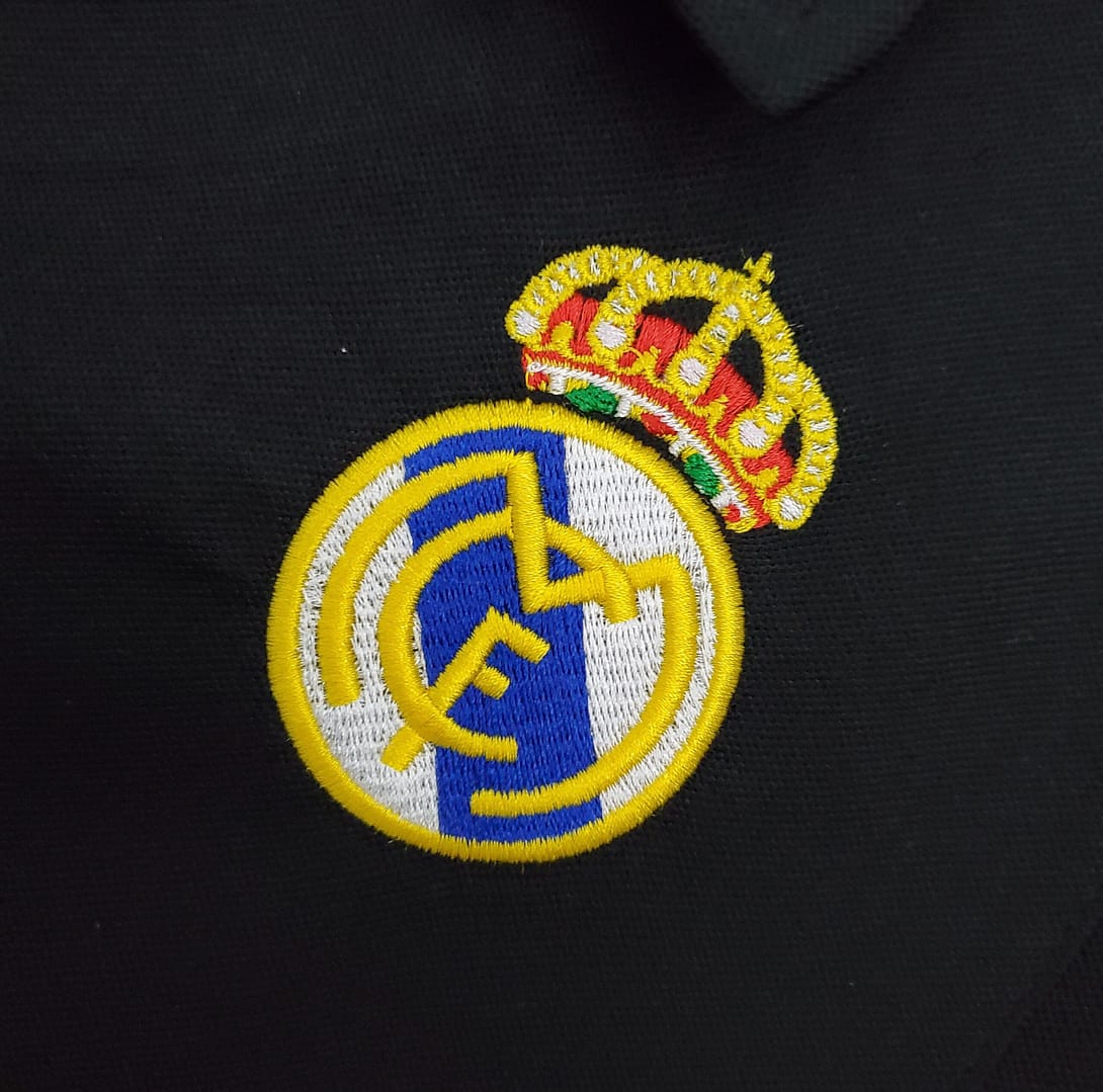 Retro Real Madrid 02/03 Champions League Away Soccer Jersey - Image 8