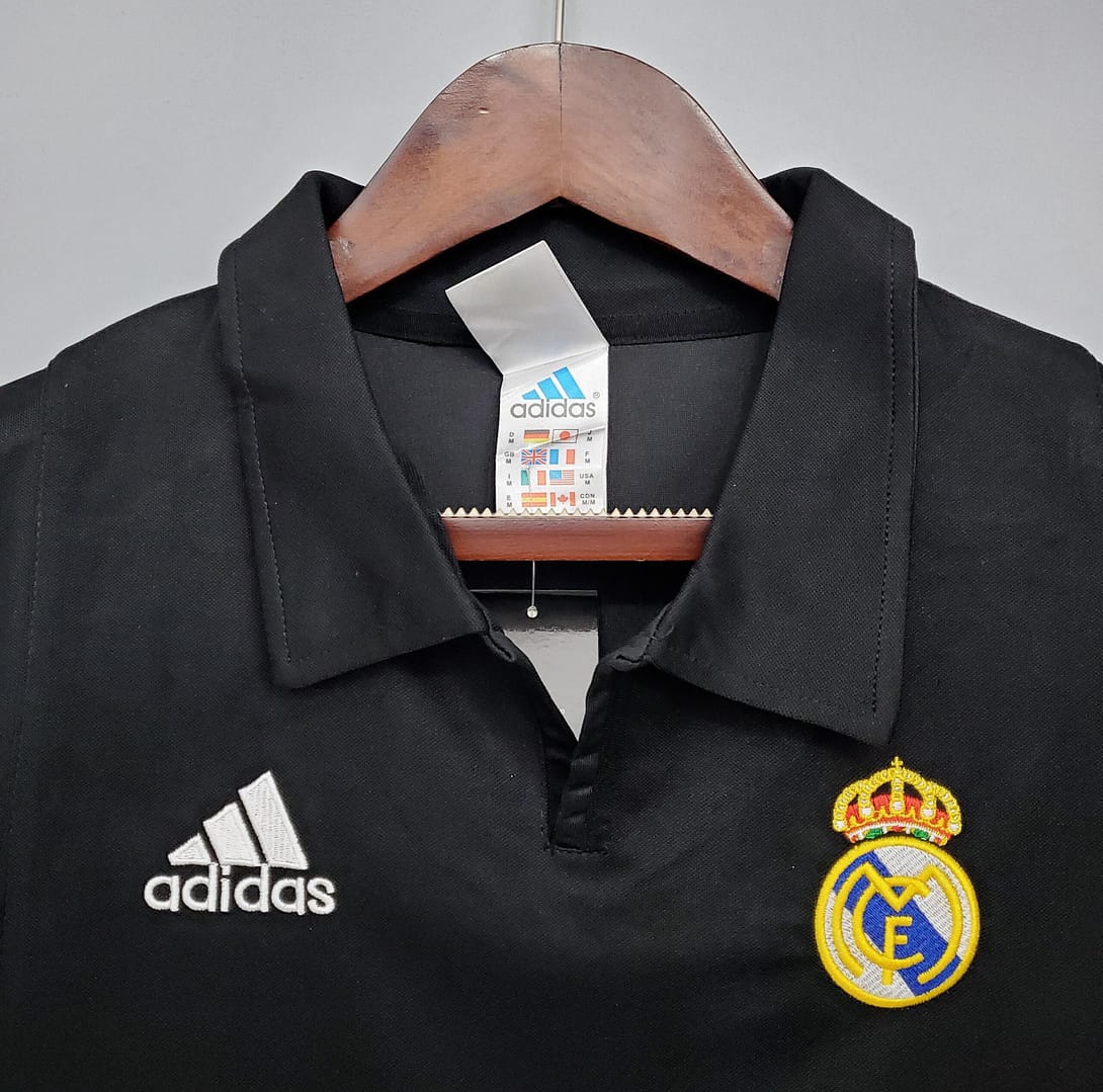 Retro Real Madrid 02/03 Champions League Away Soccer Jersey - Image 9