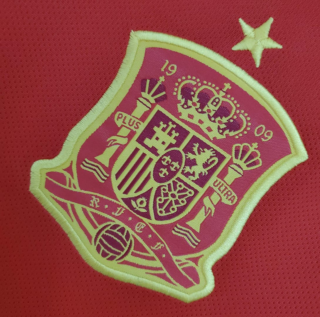 Retro Spain 2018 home Soccer Jersey - Image 6