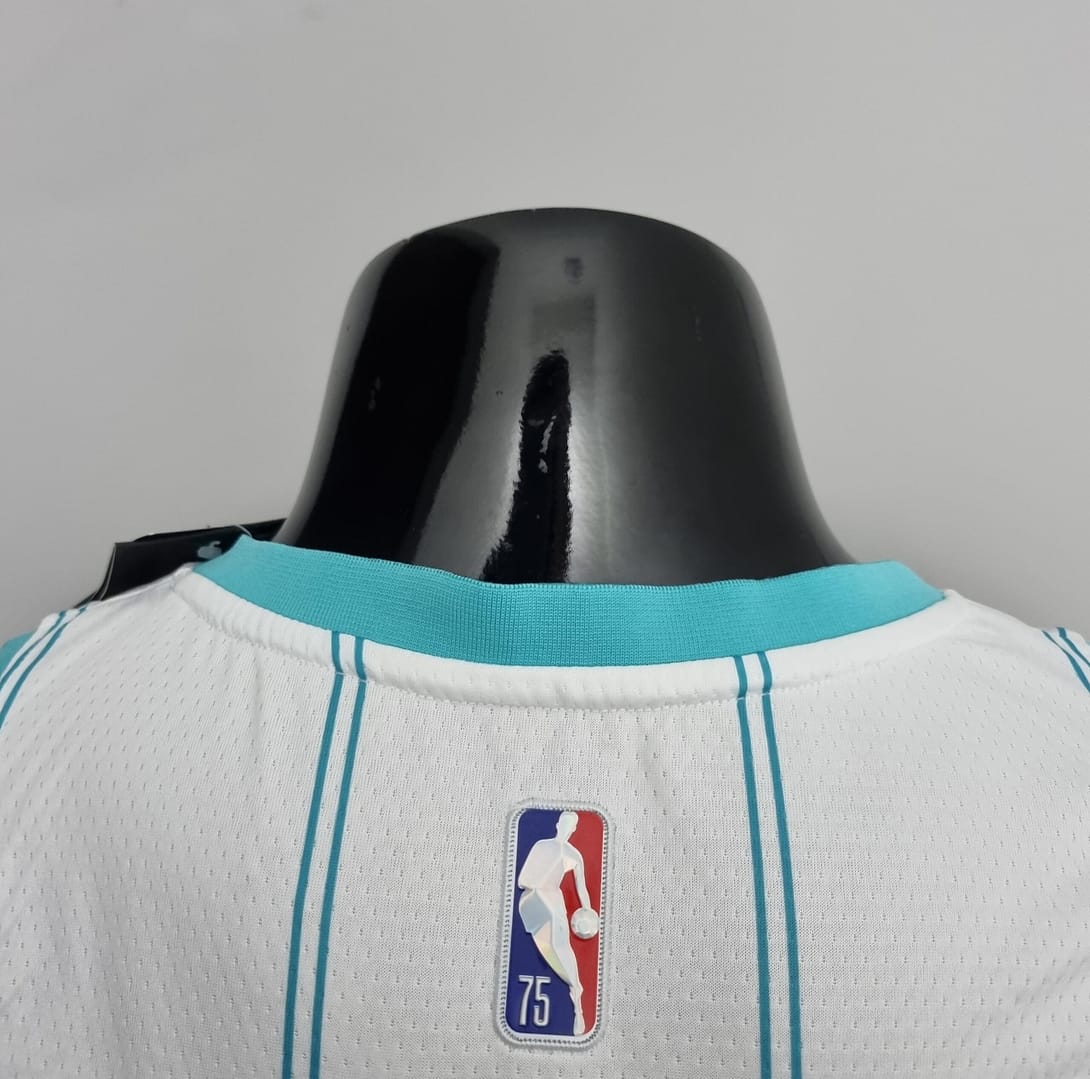 75th Anniversary Ball #2 Charlotte Hornets White NBA Jersey - Image 2