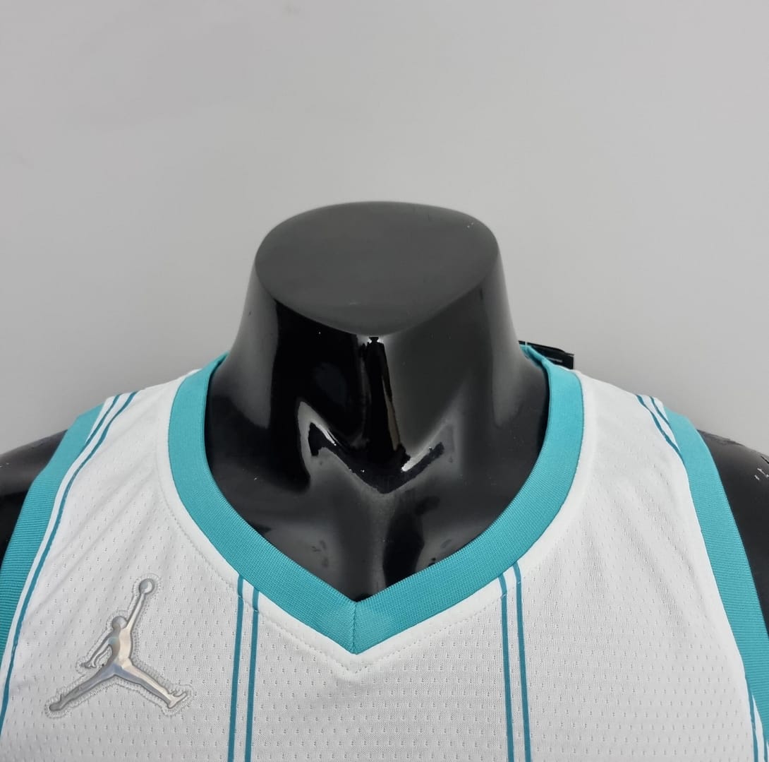75th Anniversary Ball #2 Charlotte Hornets White NBA Jersey - Image 9