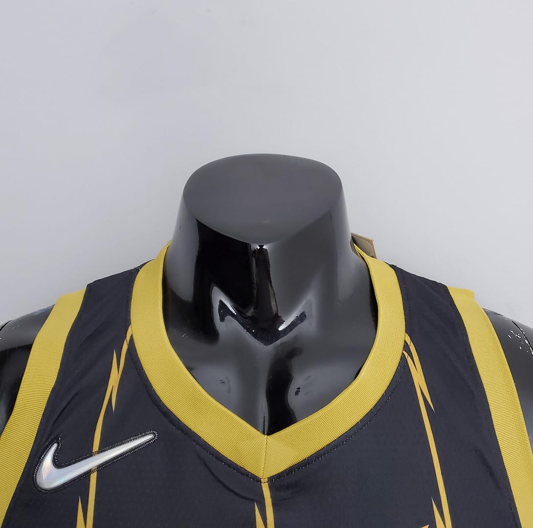 2022 Toronto Raptors SIAKAM#43 City Edition Black NBA Jersey - Image 3