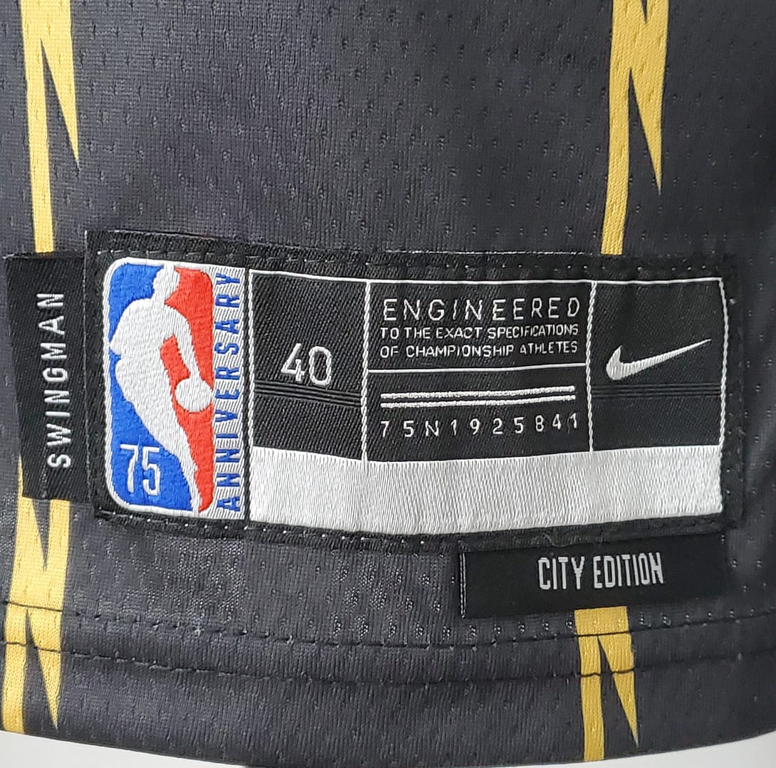 2022 Toronto Raptors SIAKAM#43 City Edition Black NBA Jersey - Image 8