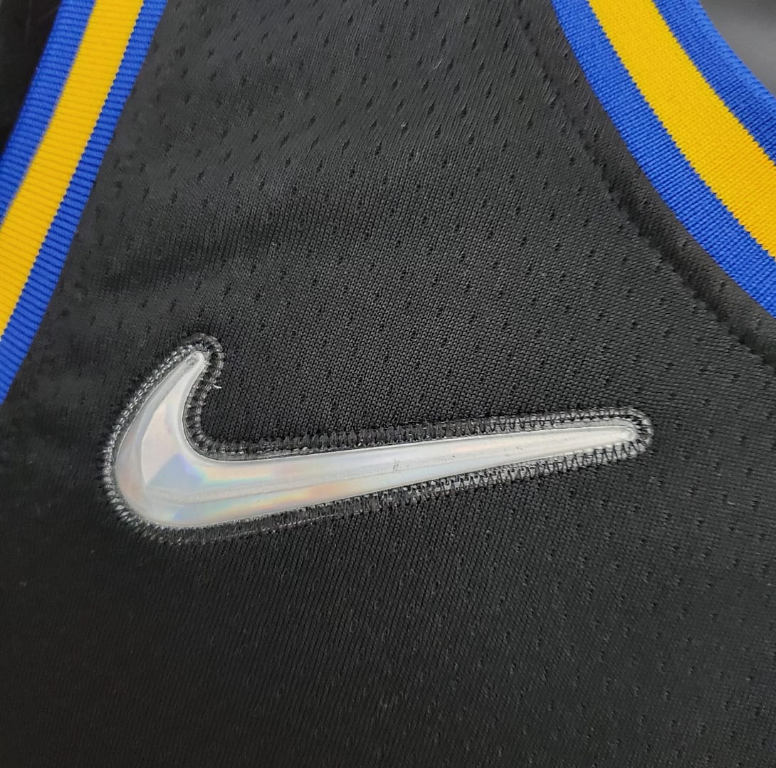2022 75th Anniversary Golden State Warriors TOSCANO#95 Mexico Edition Black NBA Jersey - Image 8