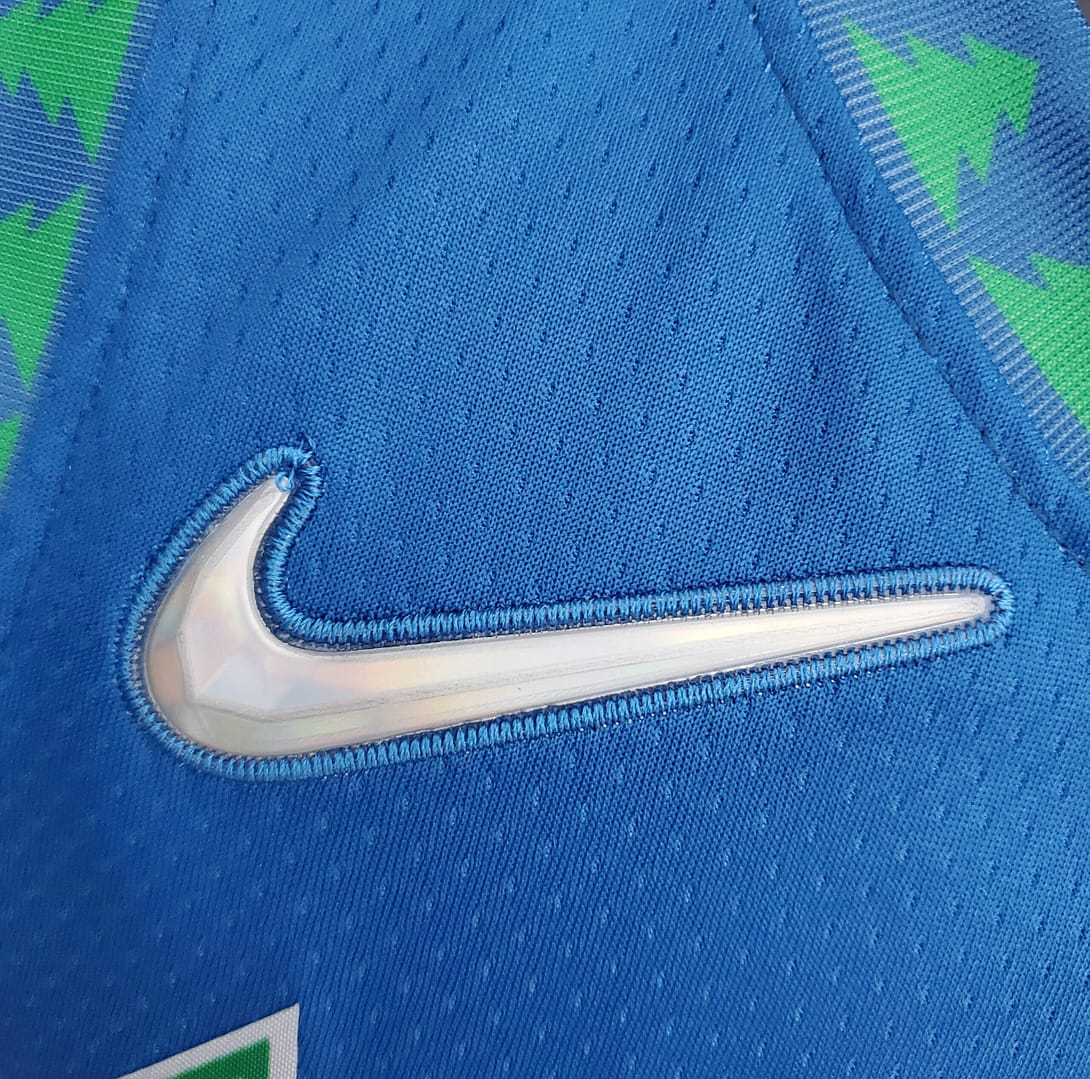 75th Anniversary 2202 Season ROSE#25 Minnesota Timberwolves City Edition Blue NBA Jersey - Image 6