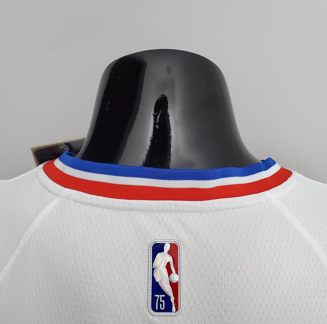 75th Anniversary Philadelphia 76ers IVERSON#3 White NBA Jersey - Image 8