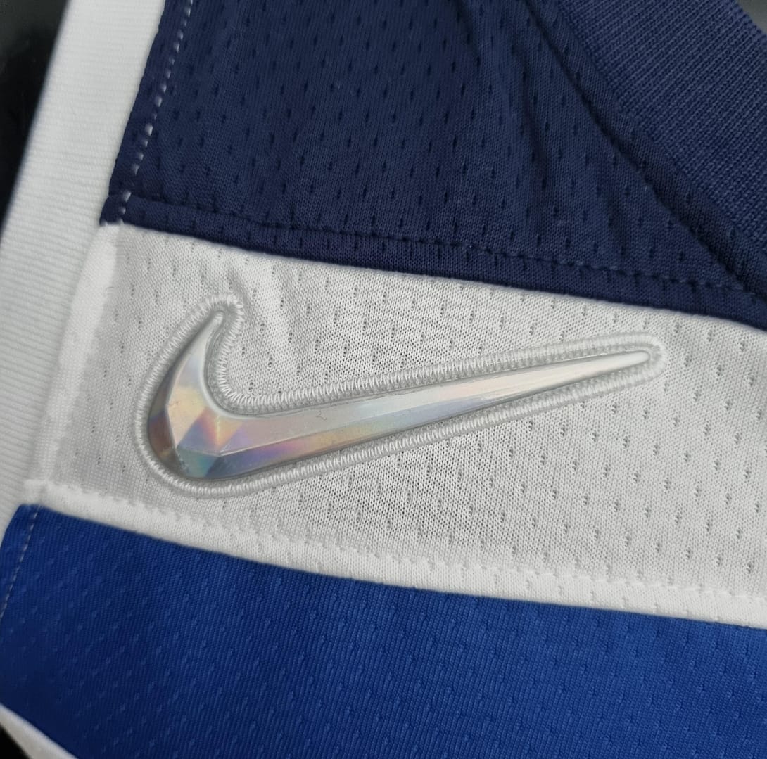 75th Anniversary Minnesota Timberwolves Russell #0 Royal White NBA Jersey - Image 6