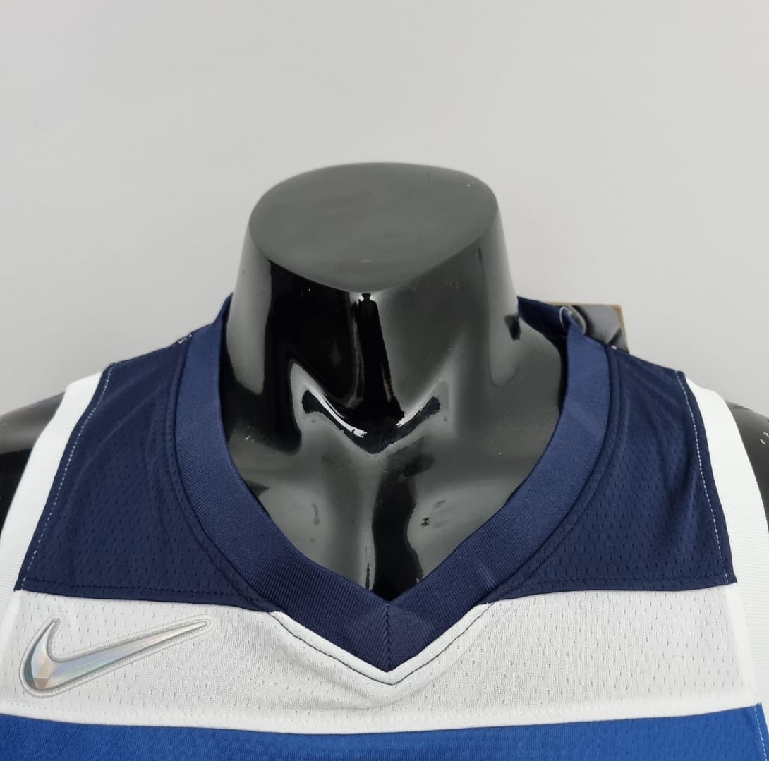 75th Anniversary Minnesota Timberwolves Russell #0 Royal White NBA Jersey - Image 7