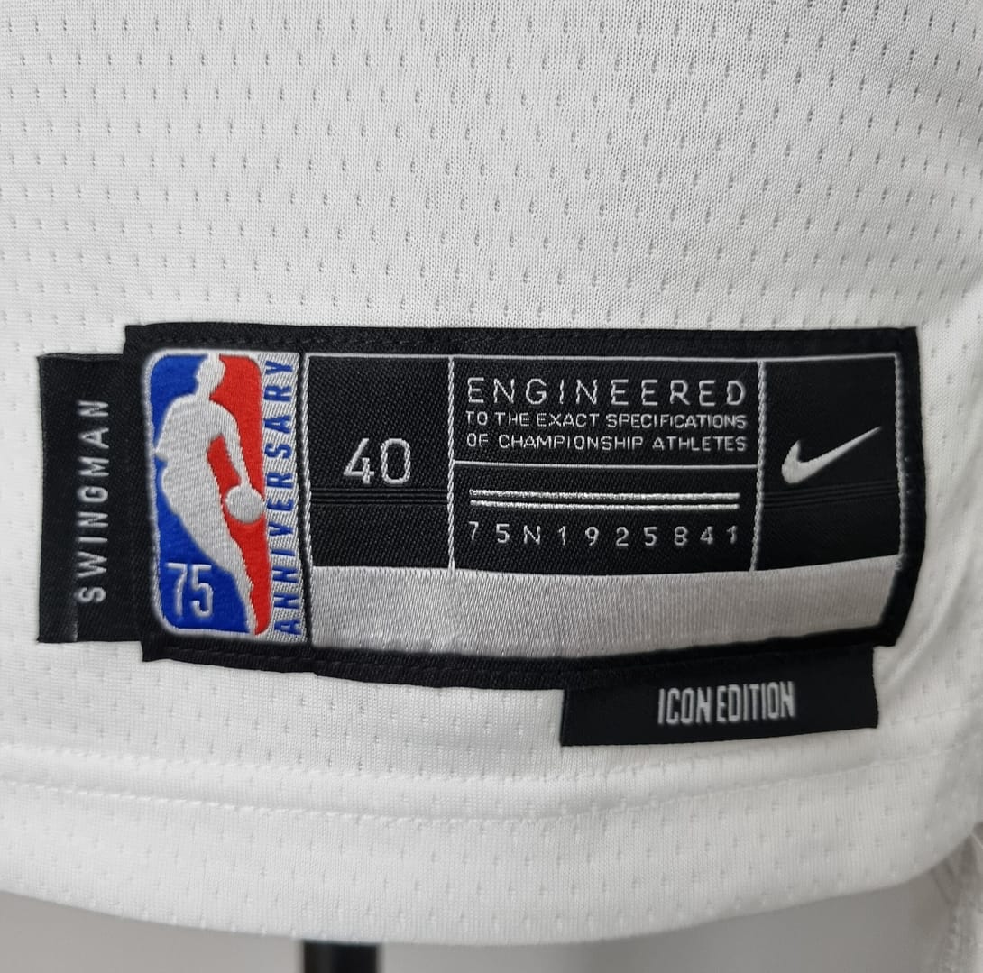 75th Anniversary Minnesota Timberwolves Russell #0 Royal White NBA Jersey - Image 9