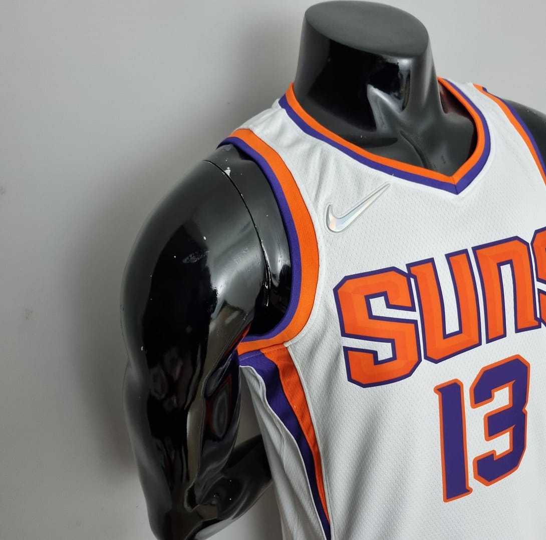 75th Anniversary Nash #13 Phoenix Suns White NBA Jersey - Image 5