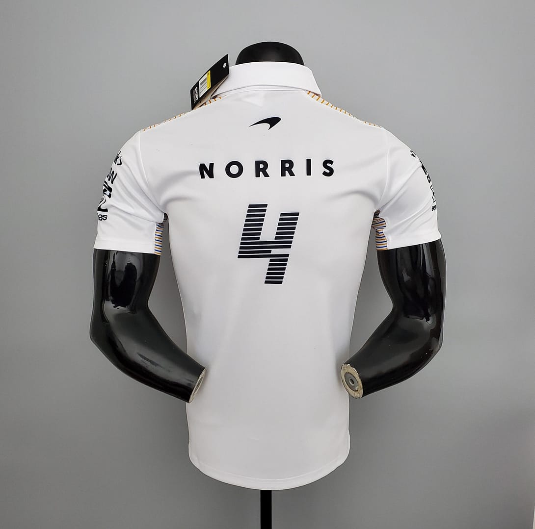 F1 McLaren White POLO S-5XL - Image 11