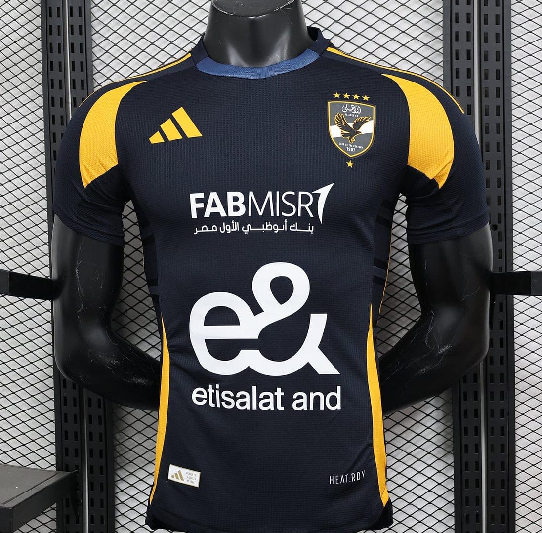 Player Version 24/25 Egypt Al Ahly Away Black Jersey