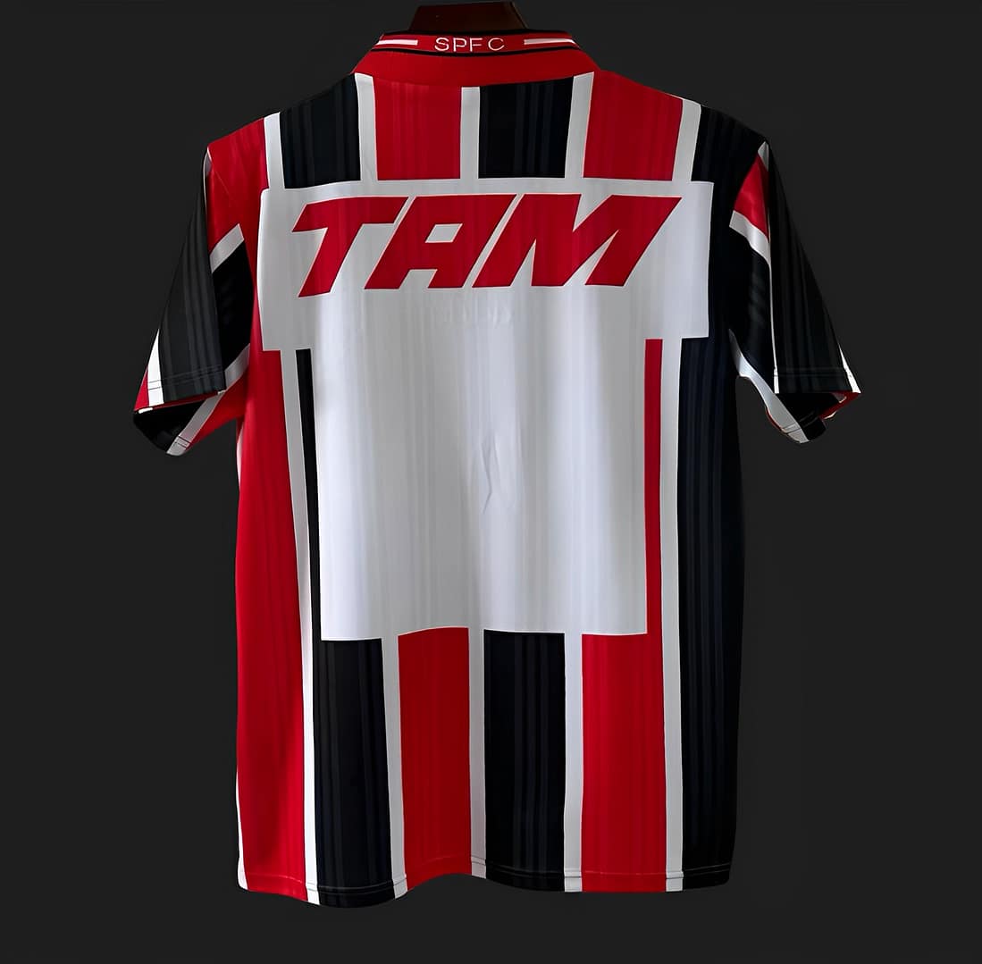 Retro 96/97 Sao Paulo Home Jersey - Image 2