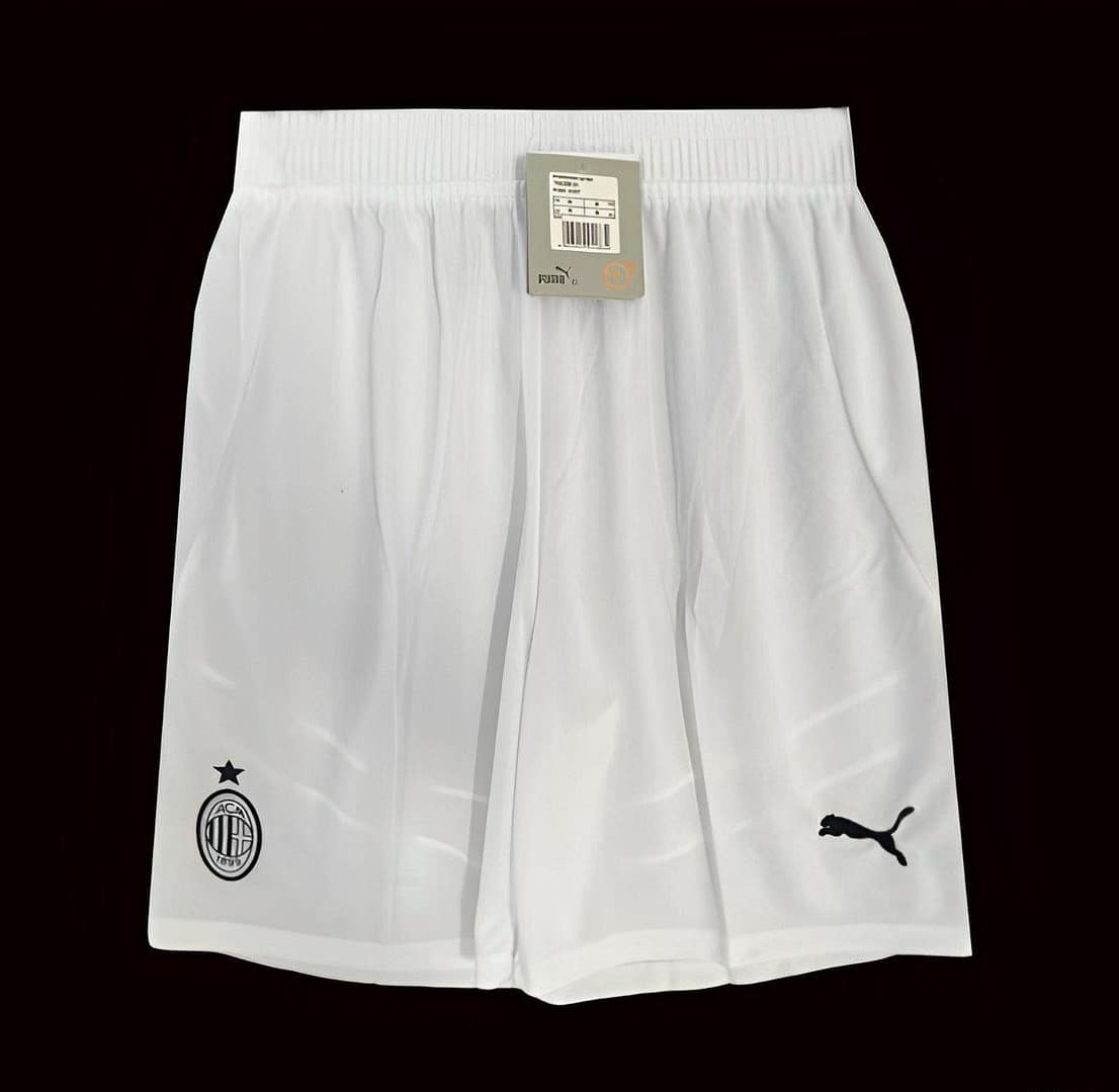 24/25 AC Away White Shorts