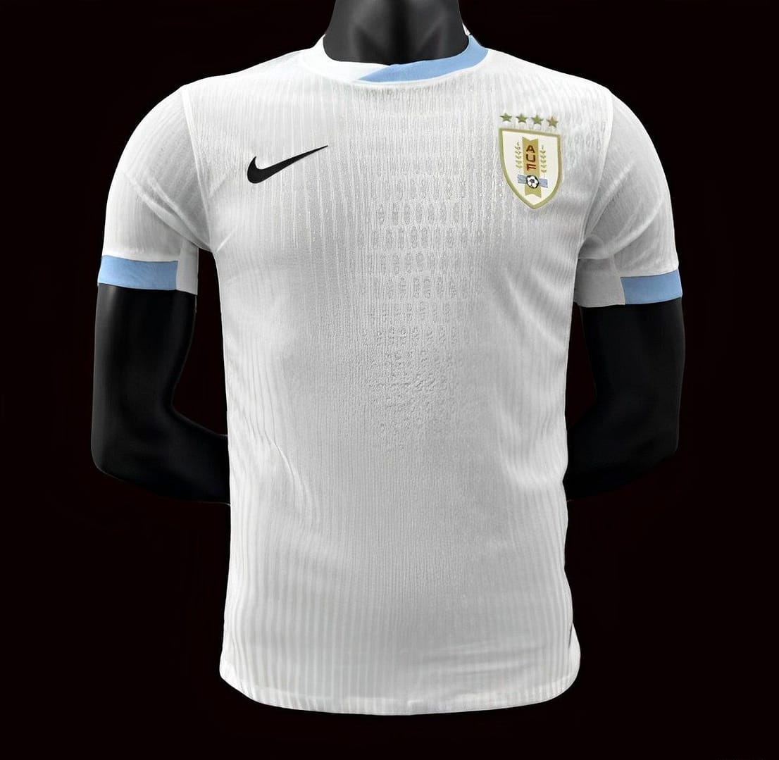 Player Version 2024 Uruguay Away White Jersey